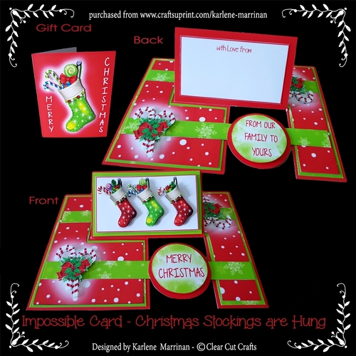 Impossible Card - Christmas Stockings are Hung