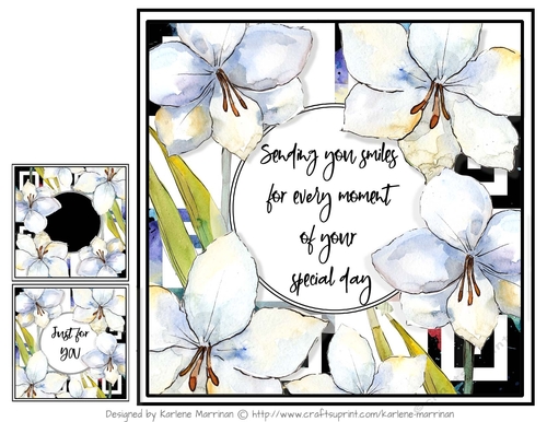 Lovely Floral Card Topper