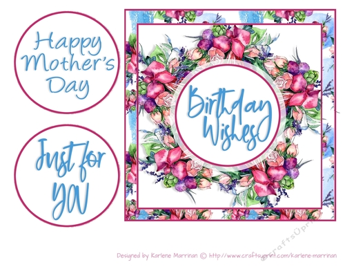 Bouquet of Blooms Card Topper