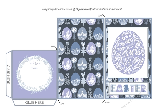 Easter is Here Money/Gift/Voucher Wallet/Pocket/Envelope