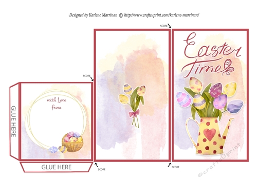 Easter Time Money/Gift/Voucher Wallet/Pocket/Envelope