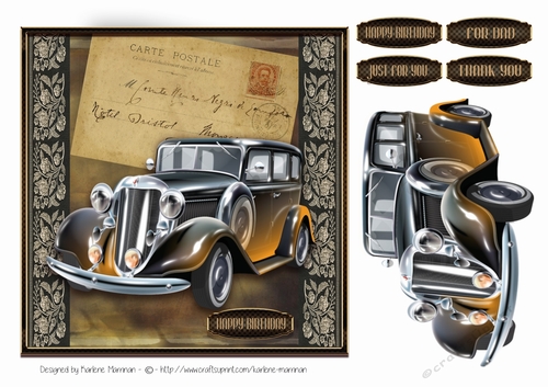 Vintage Look  for a Vintage Car
