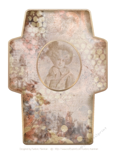 Vintage Portrait Wallet, Pocket or Envelope for Money or Gift Vouchers