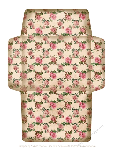 Vintage Roses Wallet, Pocket or Envelope for Money or Gift Vouchers