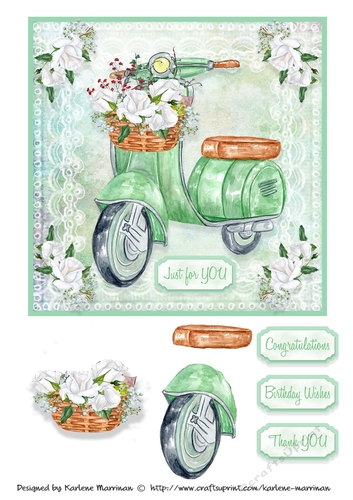 Lace & Grace Card Topper - Design 6