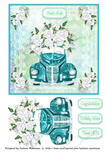 Lace & Grace Card Topper - Design 7