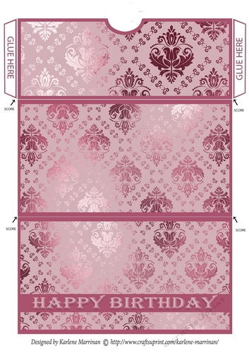 Elegant Metallic Sheen Gift/Voucher/Money Wallet/Pocket/Envelope - Design 3