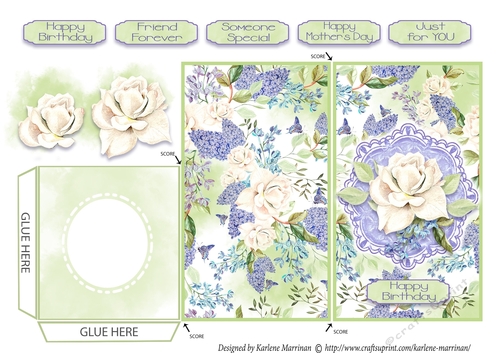 Floral Fever Gift/Voucher/Money Wallet/Pocket/Envelope Design 1