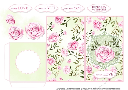 Floral Fever Gift/Voucher/Money Wallet/Pocket/Envelope Design 2