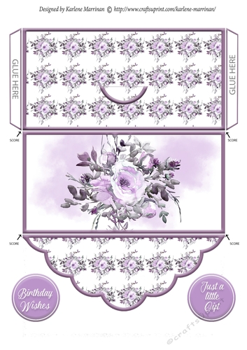 Bouquet Mist Money,Voucher Pocket/Wallet or Envelope 3