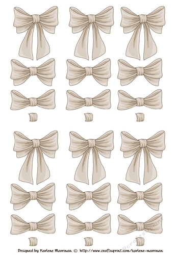 Bows Bows & More Bows - Design 3