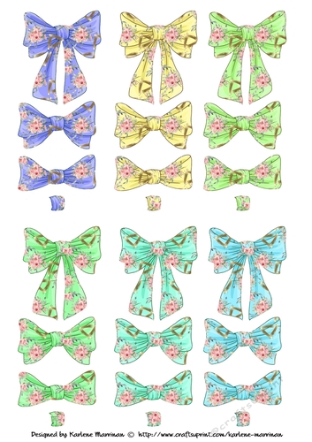 Bows Bows & More Bows - Design 8