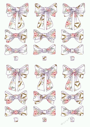Bows Bows & More Bows - Design 10