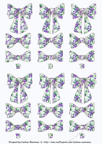 Bows Bows & More Bows - Design 18