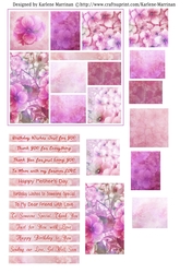 Easy Cut Layout Card Toppers - Pretty Pinks