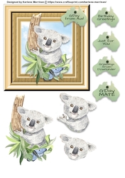 Koala Design 5 Card Topper