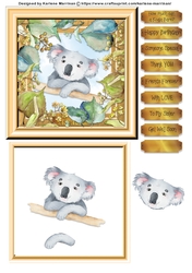 Koala Design 9 Card Topper