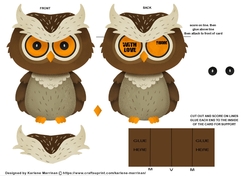 Hoot Owl Easel Card
