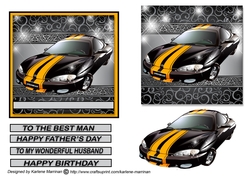 Showcase Sports Car - Male Topper