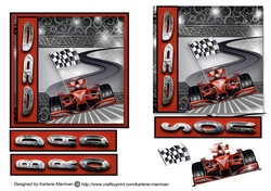 Showcase Car - Male Topper - Racing Red