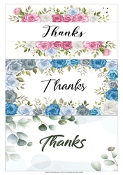 3 Card Topper Floral Sheet - 05