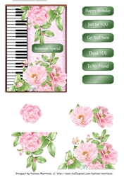 Piano Card Topper 5