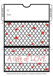 A Little Love Money/Voucher Wallet, Pocket, Envelope