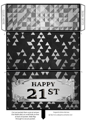 Male 21st Money/Voucher Wallet, Pocket, Envelope