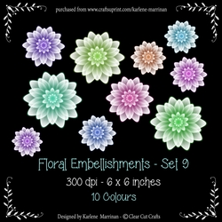 Digital Flower Pack 9