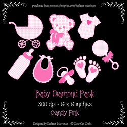 Baby Diamond Set - Pink