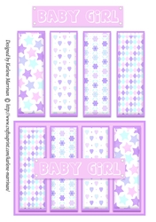 Baby Girl Burst Topper