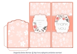 Floral Thank You Money/Voucher/Gift - Wallet/Pocket/Envelope