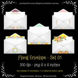 Envelope Embellishments - Set 01 - CU4CU