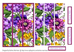 Spring Trio Card Topper - Pink