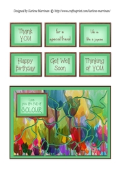 Jigsaw Art Card Topper