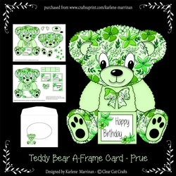 Prue - A Frame Teddy Bear Card