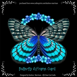 Butterfly Shaped A-Frame Card - 42