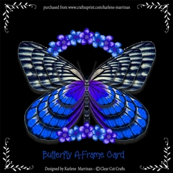 Butterfly Shaped A-Frame Card - 44