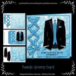 Tuxedo Grooms Card