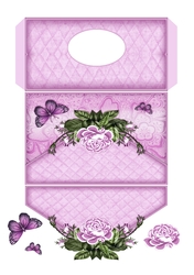 Butterfly Floral Money/Gift/Voucher Pocket/Wallet/Envelope - Pink