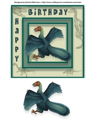Grrrrr Dinosaur Card Topper - Dinosaur 5