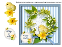 Spring or Easter Card Topper