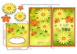 Daisy Gift Voucher/Money Wallet/Pocket