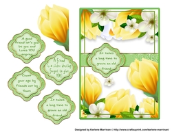 Friendship in Many Ways Card Topper
