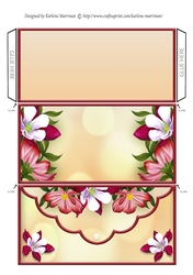 Floral Edge Voucher/Money Wallet/Pocket Envelope