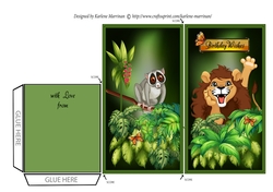 Jungle Series - Lion Voucher/Money Wallet/Pocket Envelope