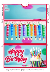 Birthday Girl Voucher/Money/ Wallet/Pocket