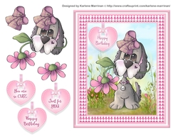 Cutest Dog Ever Card Topper 