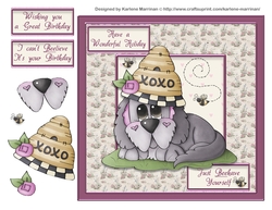 Puppy In Trouble Card Topper
