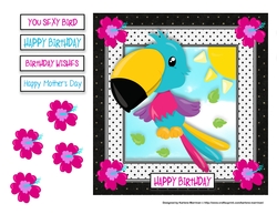 Bird Crazy - Tilly Toucan Card Topper